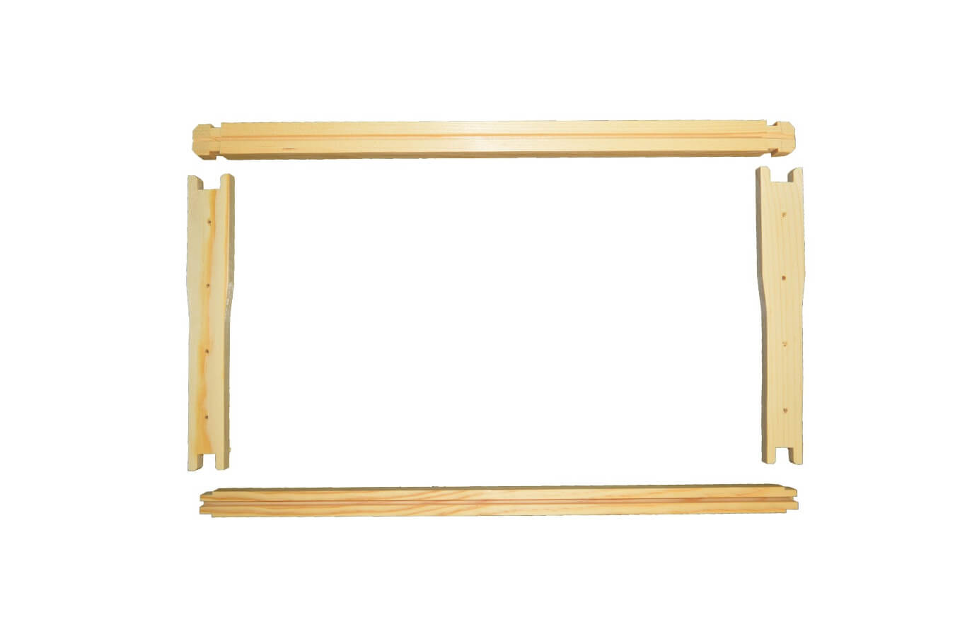 Grooved Top & Bottom Bee Frame Unassembled - BeeKeeping Equipments supplies