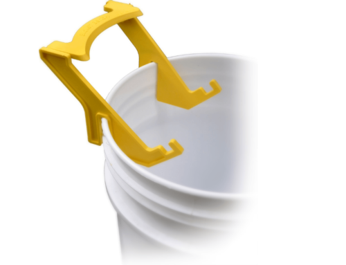 Plastic Bucket Bench Pail Holder